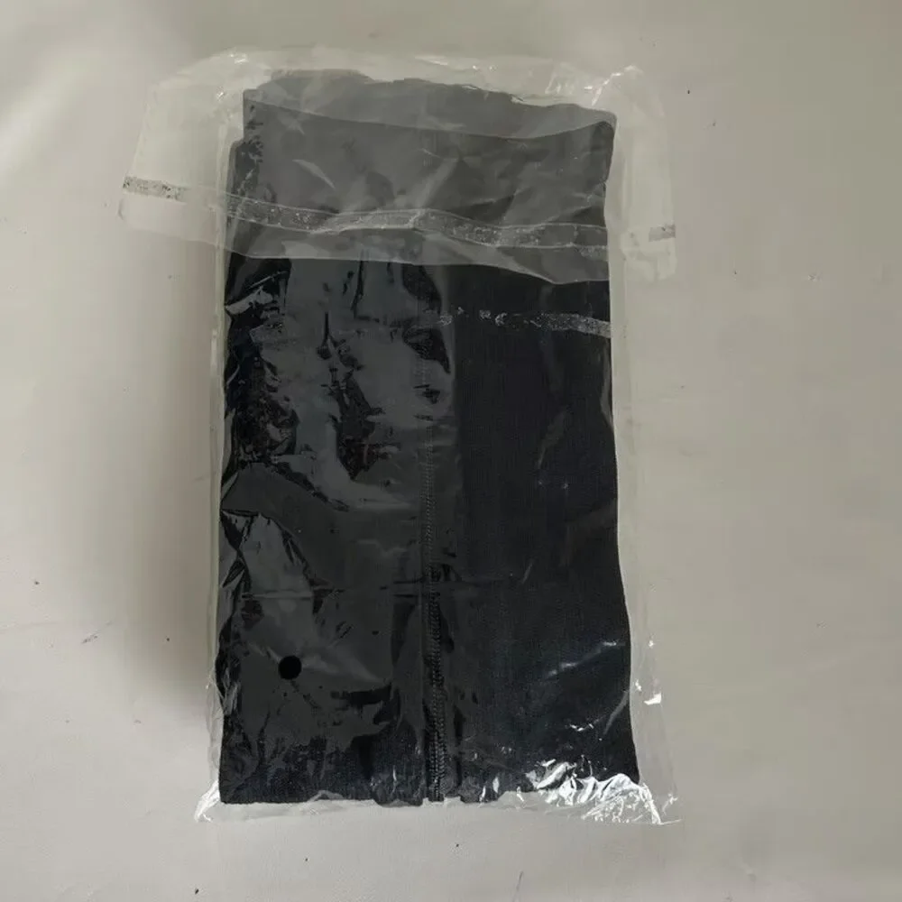 Presadee Copper Zipper Compression Socks 2XL Black 20-25mmHg Open Toe New Sealed